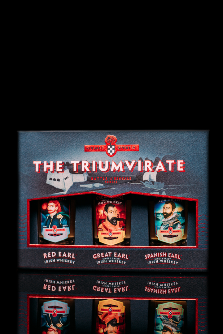 The Triumvirat Battle of Kinsale Whiskey Set 0,15 l