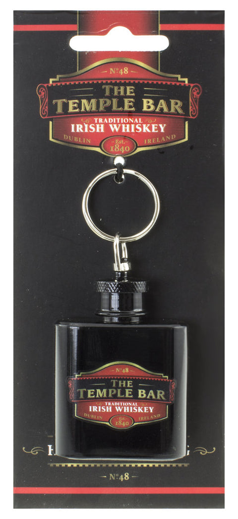 The Temple Bar Hip Flask Keyring