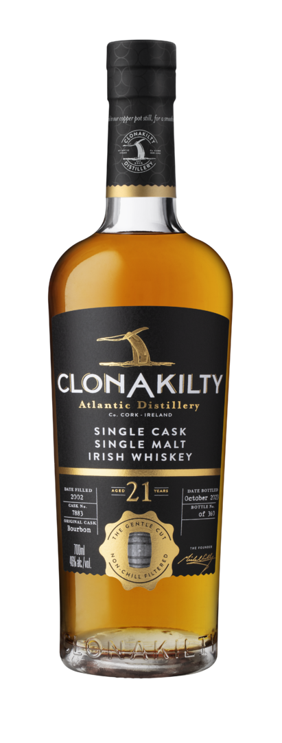 Clonakilty 21 Jahre Single Cask Whiskey 0,7