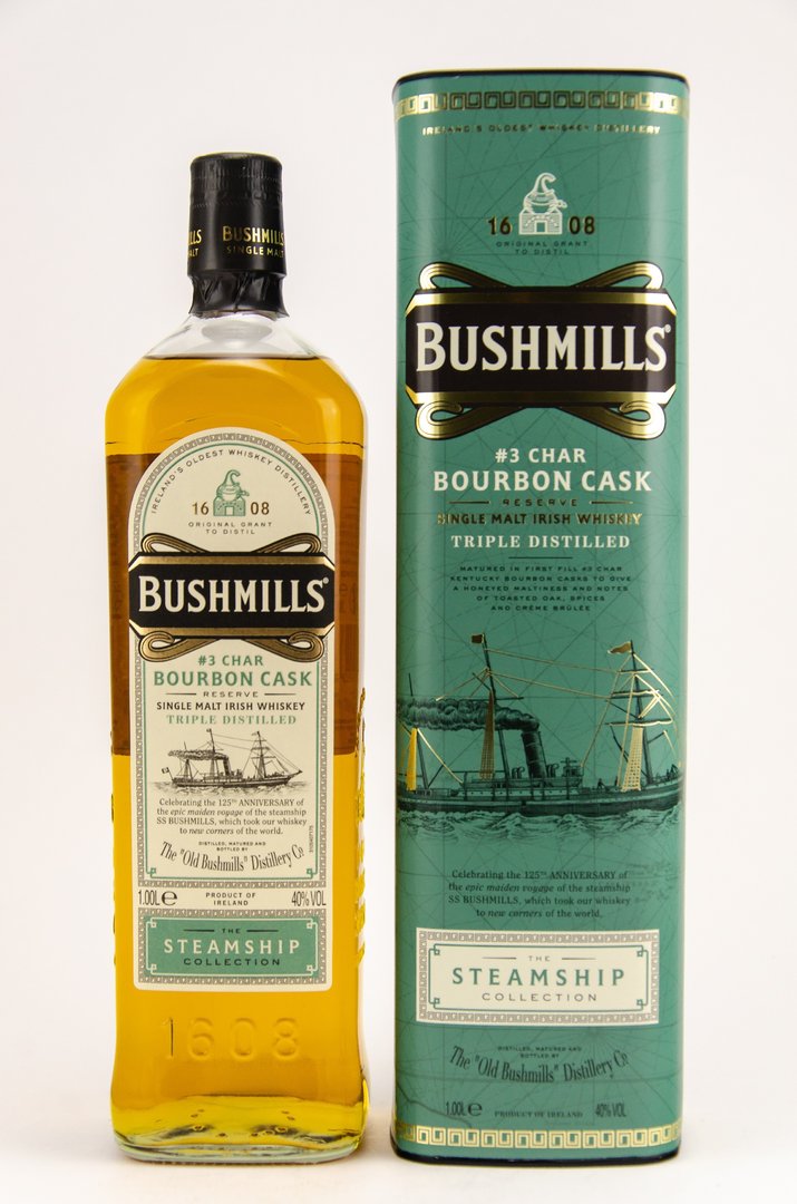 Bushmills Steamship Char Bourbon Cask 1.0 l