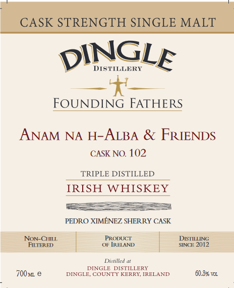 Dingle Single Cask 11 ans PX Cask No. 102 0,7 litre