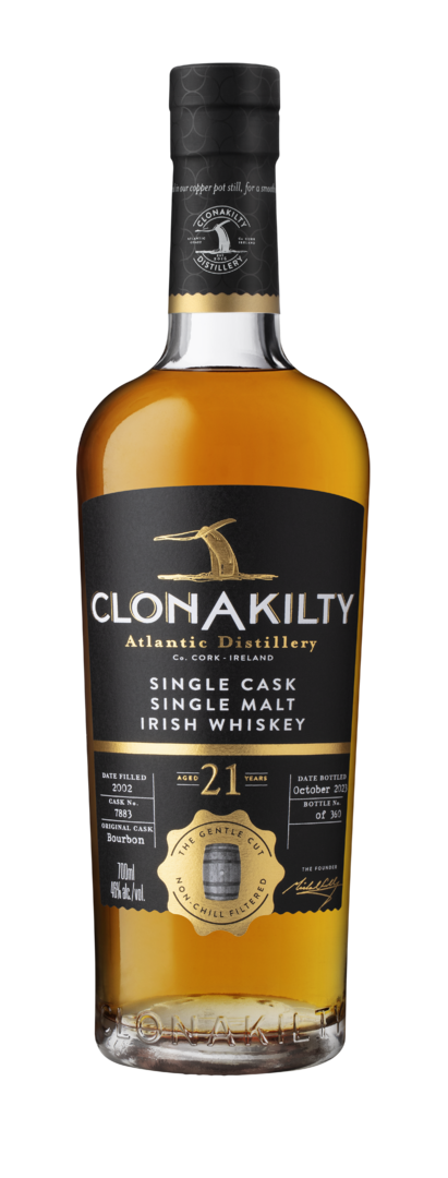 Whisky Clonakilty 21 ans Single Cask 0,7