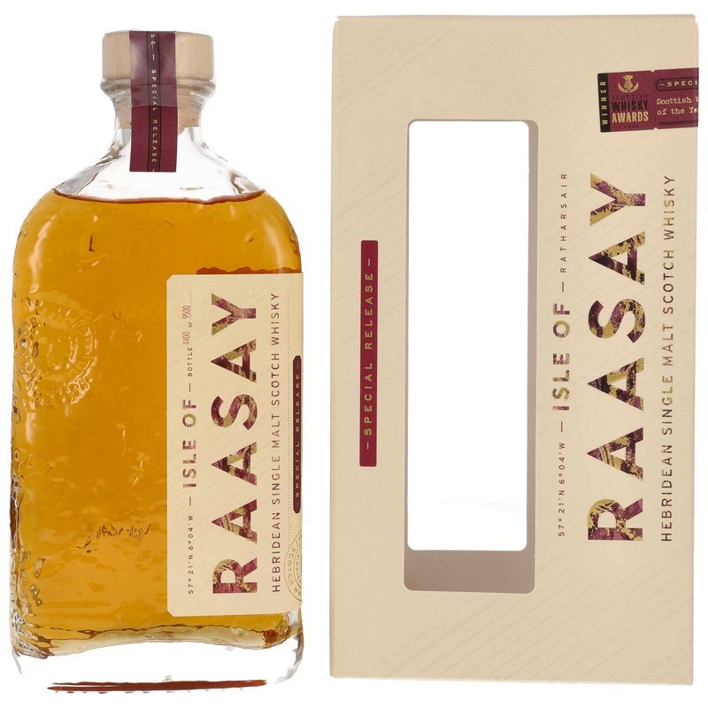 Isle of Raasay 2018/2023 Single Malt Whisky - Édition Distillerie écossaise de l'année