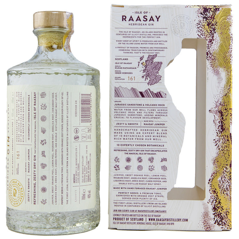 Gin des Hébrides de l'île de Raasay