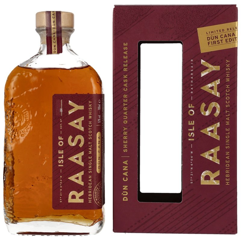 Whisky Single Malt de l'Île de Raasay - Dun Cana Sherry Quarter Cask