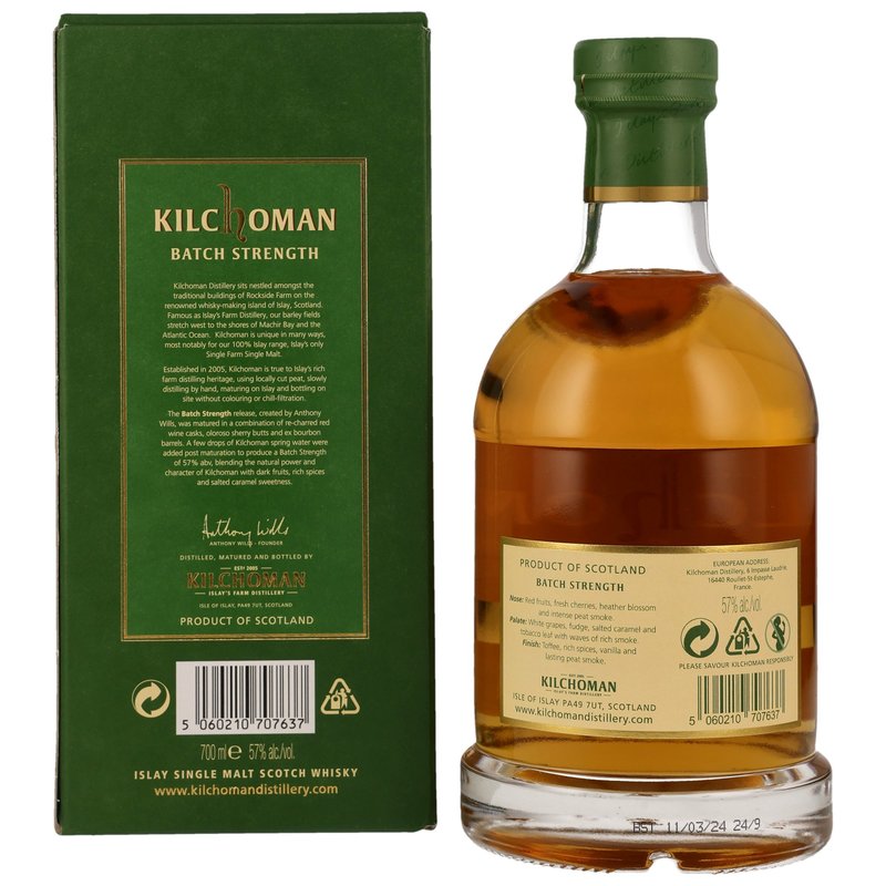 Force du lot Kilchoman 57 %