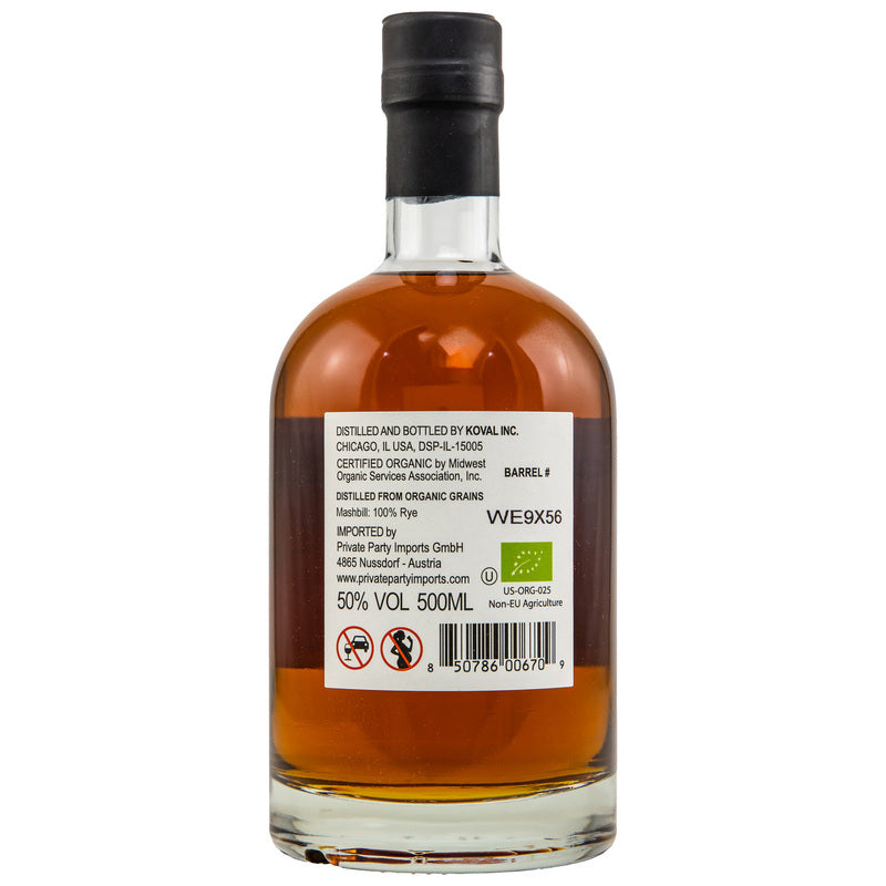 Koval Rye Whiskey - Bottled in Bond (Organic)