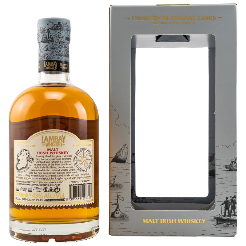 Whisky irlandais au malt Lambay