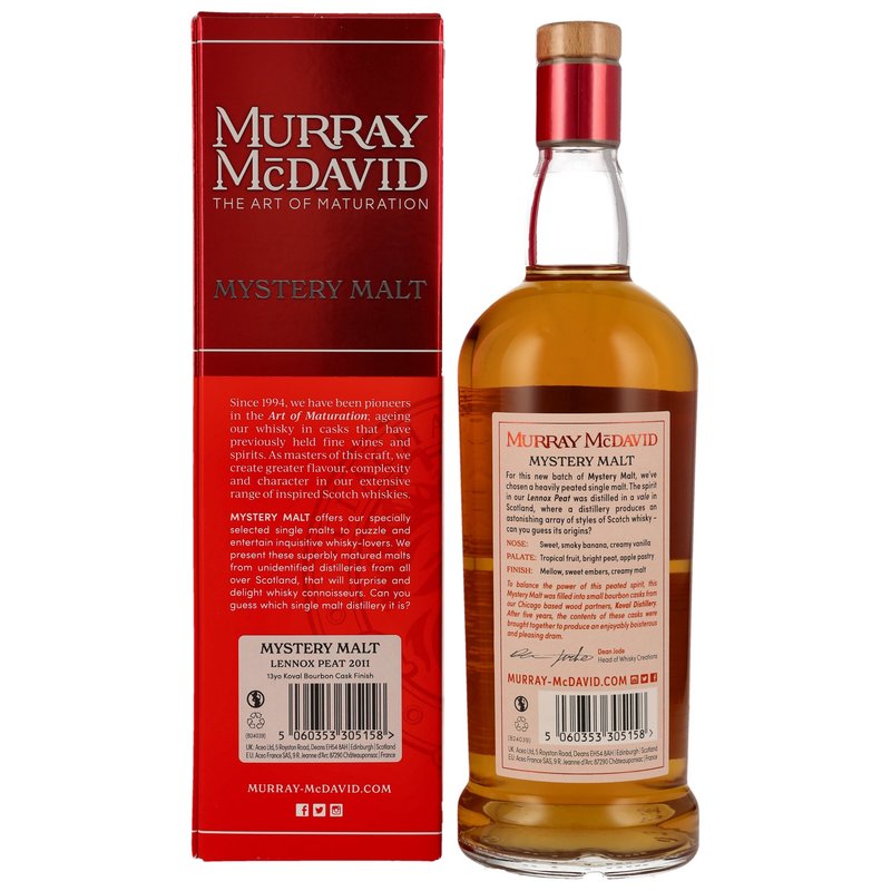 Lennox Peat 2011/2024 - 13 yo - Koval Bourbon Cask - Murray McDavid
