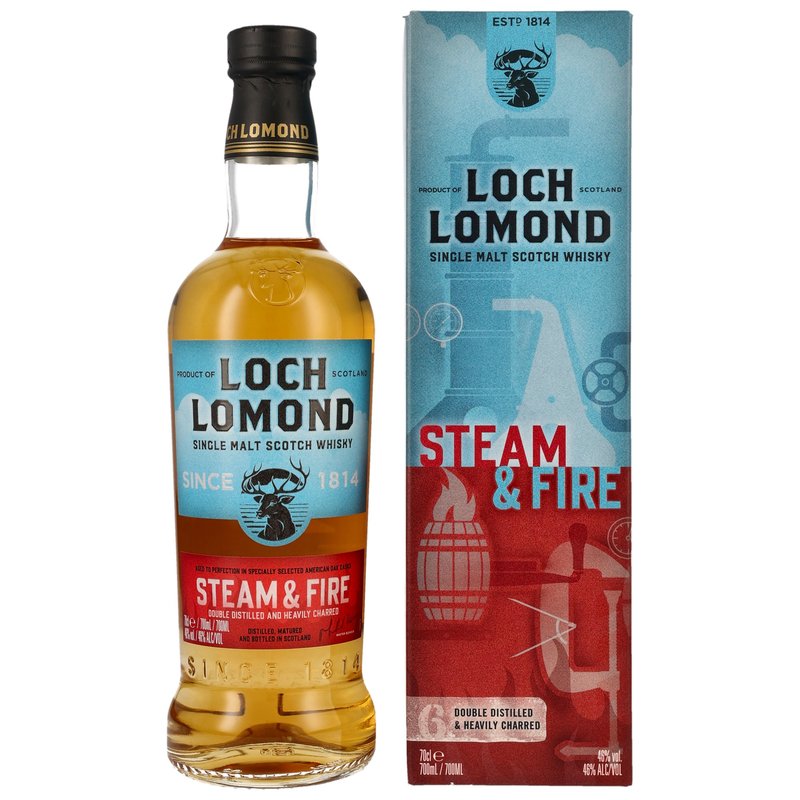 Vapeur et feu du Loch Lomond