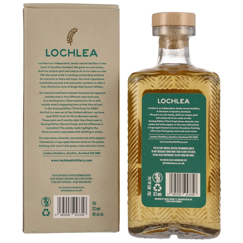 La distillerie Lochlea sème la 3ème récolte