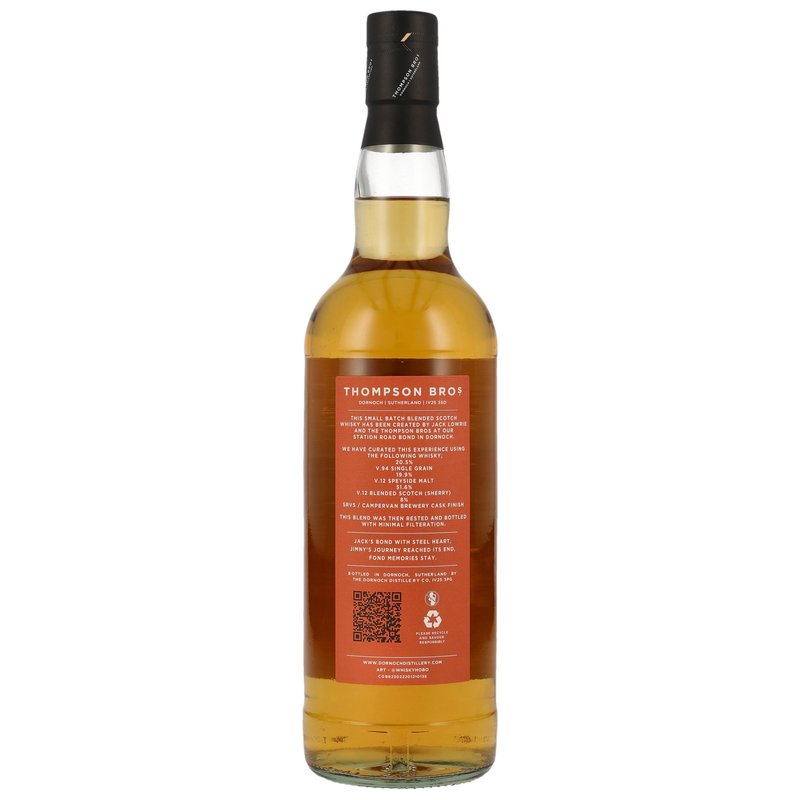 Whisky écossais mélangé Lowrie's - Thompson Bros.