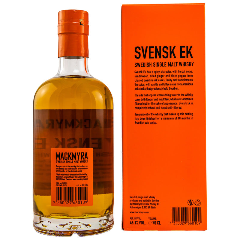 Mackmyra Svensk Ek - new equipment