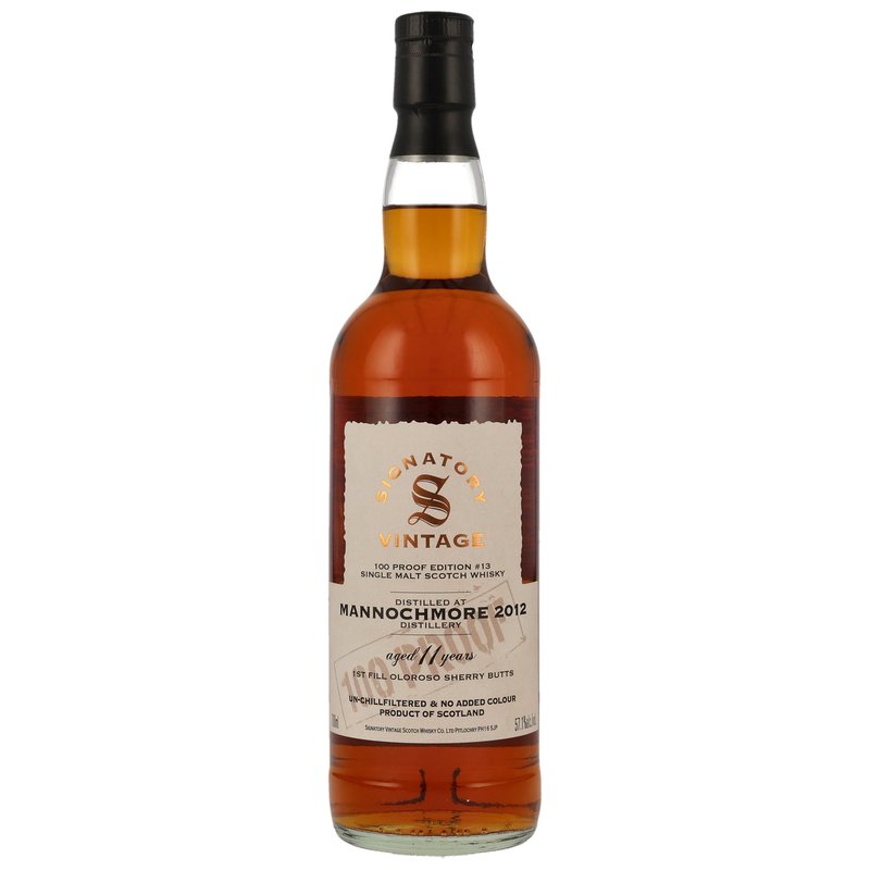 Mannochmore 2012/2024 - 11 ans - Signataire 100 PROOF Edition