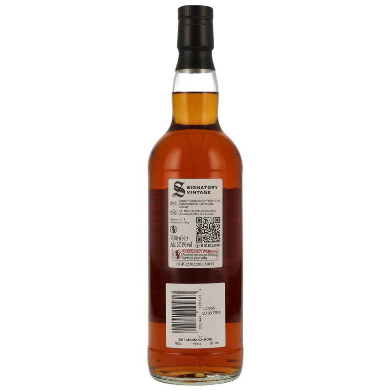 Mannochmore 2012/2024 - 11 ans - Signataire 100 PROOF Edition