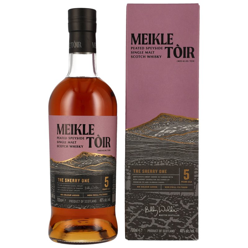 Meikle Toir 5 yo The Sherry One - Heavily Peated GlenAllachie