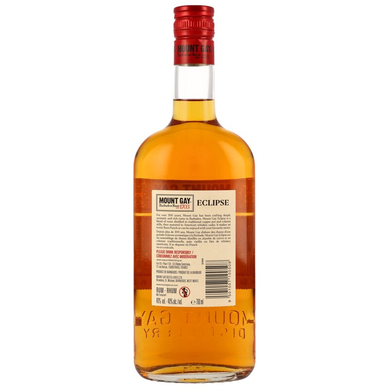 Mount Gay 1703 Eclipse Rum - 0,7