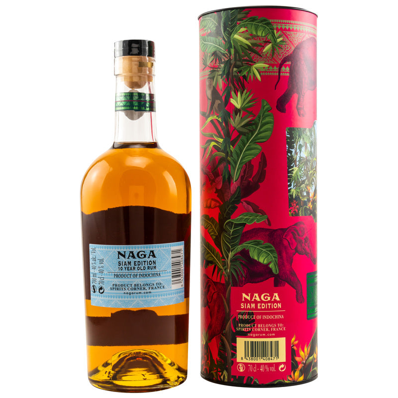 Rhum Naga 10 ans Édition Siam