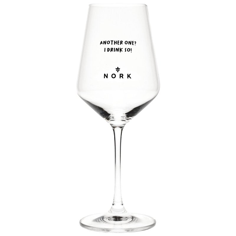 Nork spray glass saying