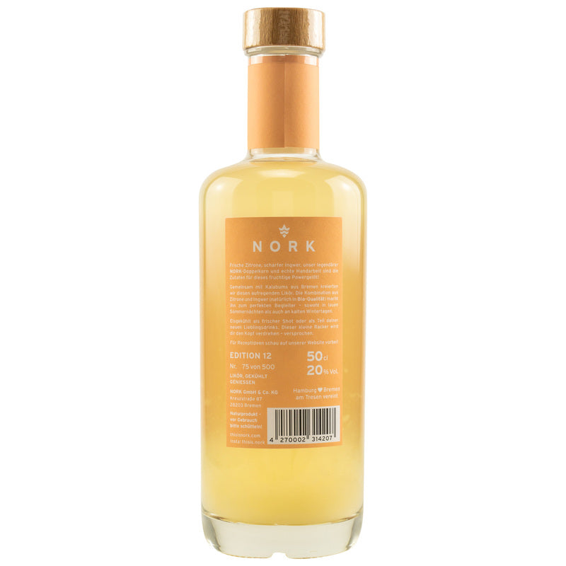 Liqueur Nork citron-gingembre