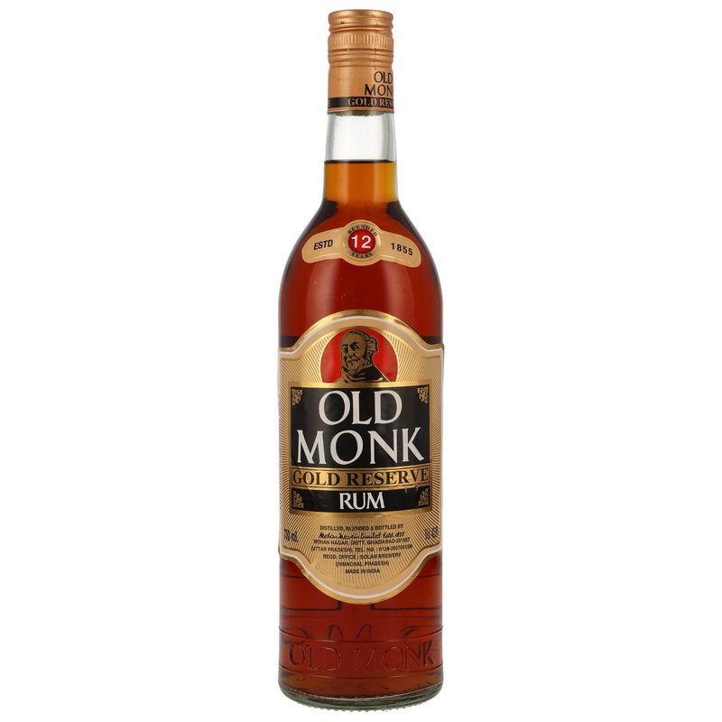 Old Monk 12 yo Gold Reserve Rum - without GP