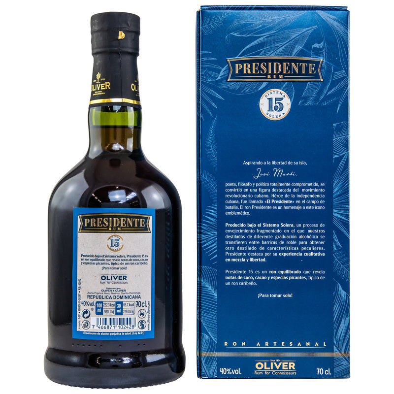 Rhum Présidente 15