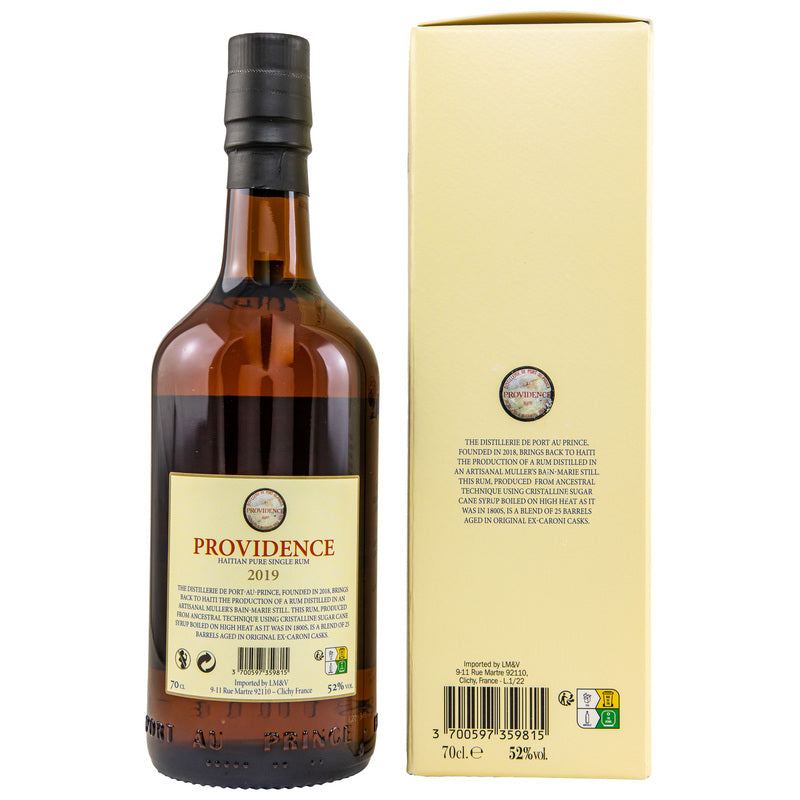 Providence 2019/2022 - 3 yo - Haitian Pure Single Rum (Velier)