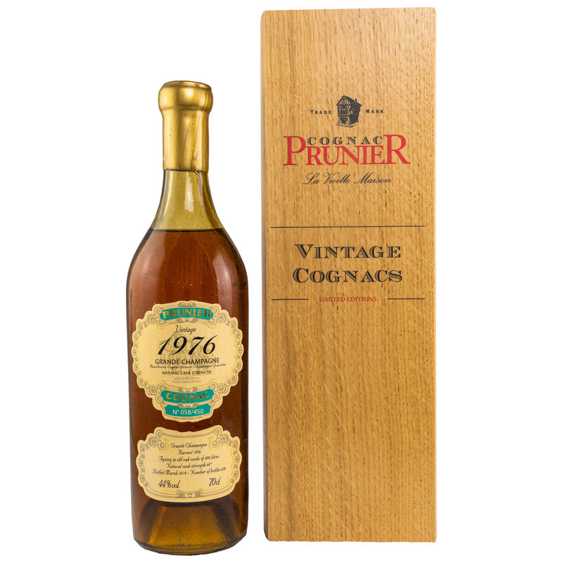 Prunier Cognac Grande Champagne 1976