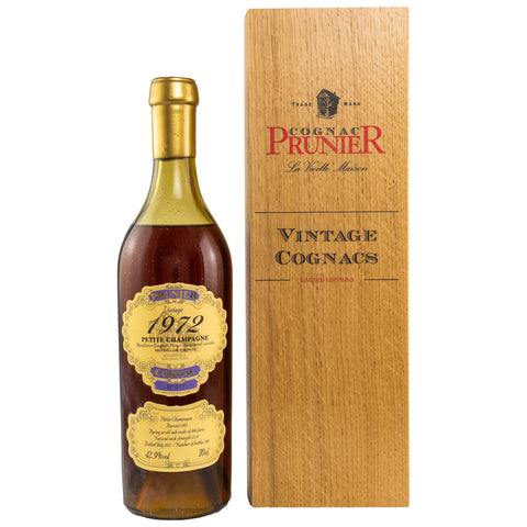 Prunier Cognac Petite Champagne 1972