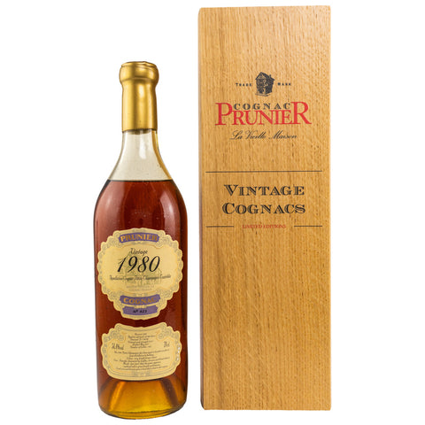 Prunier Cognac Petite Champagne 1980