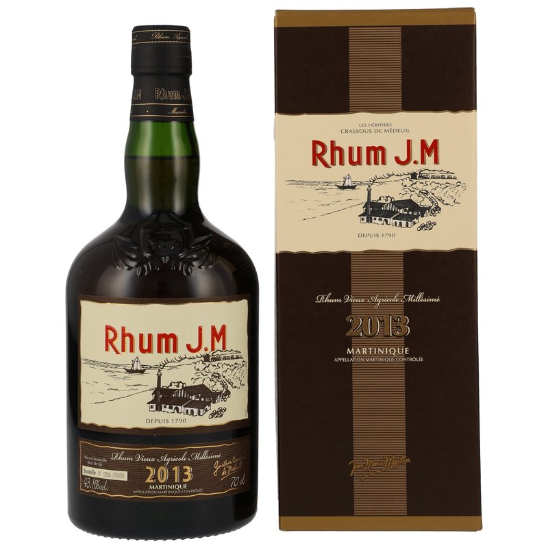 Rhum JM 2013/2023 Fût de Bourbon