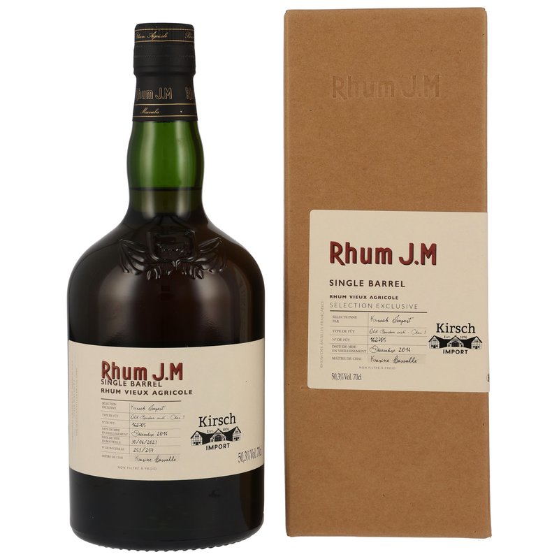 Rhum JM 2014/2023 - 8 ans - Single Barrel Fut