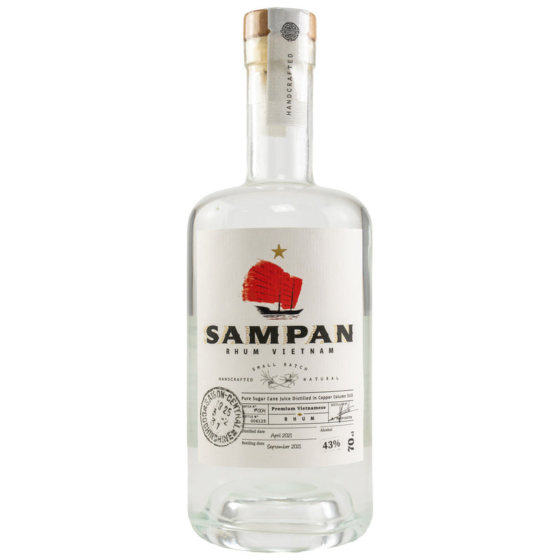 SAMPAN Classic White Rum 43% (Vietnam)