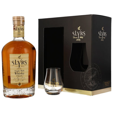 Slyrs Single Malt Classic avec verre