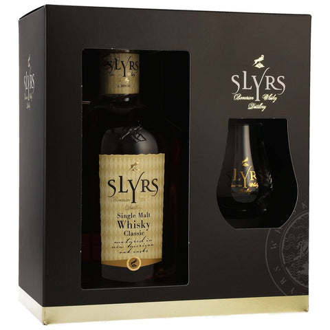 Slyrs Single Malt Classic avec verre