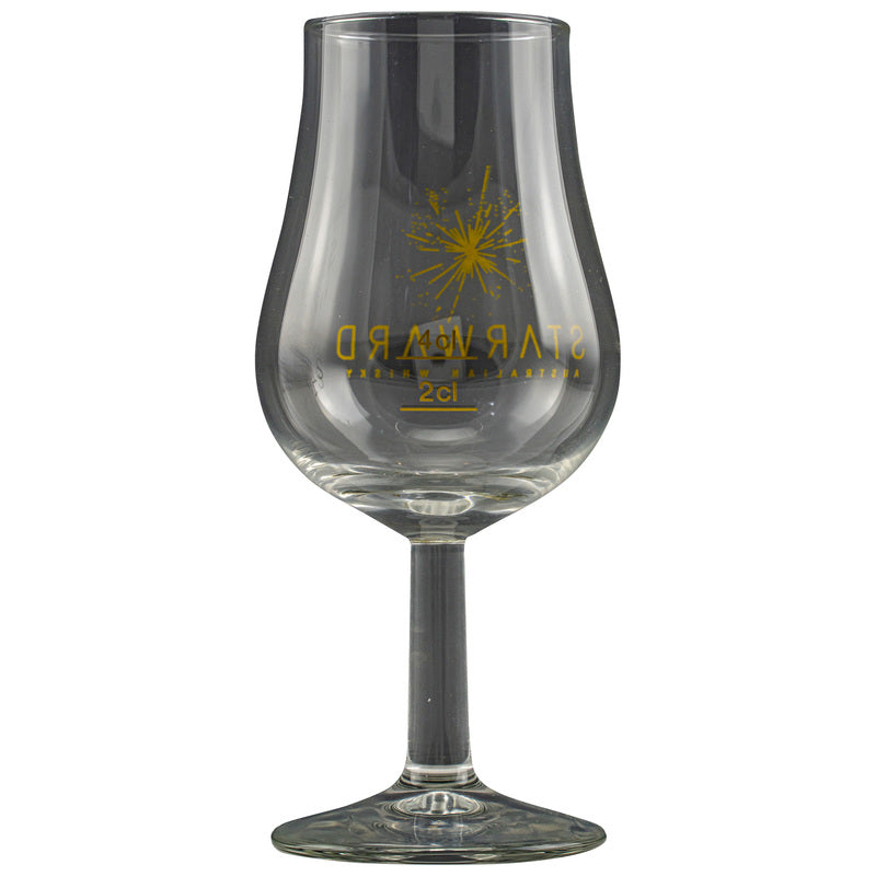 Starward Tasting Glass Tulip Shape with 2/4cl Calibration Mark with Print without Lid