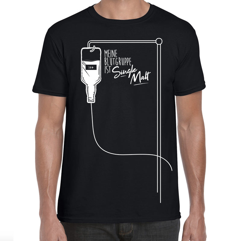 T-Shirt Mon Groupe Sanguin est Single Malt - 2XL