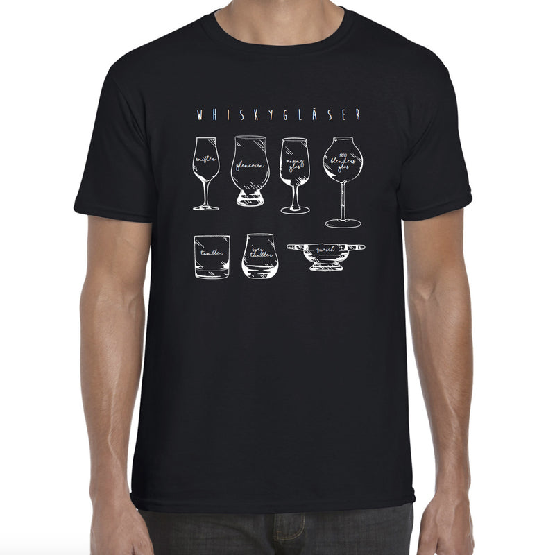 T-Shirt Whisky Glasses - 2XL