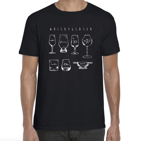 T-Shirt Whisky Glasses - M