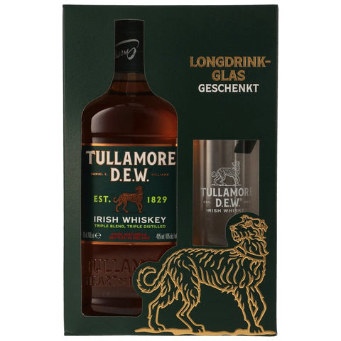 Tullamore Dew + Longdrink Glas