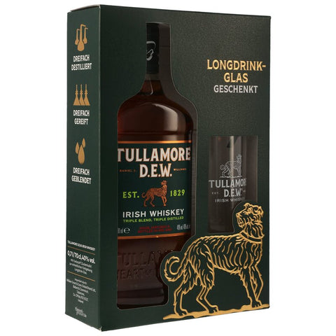 Tullamore Dew + Longdrink Glas