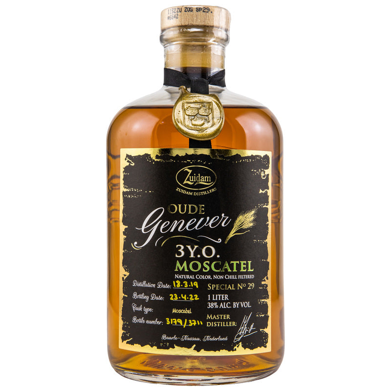 Zuidam Oude Genever 3 ans Moscatel - LITRE