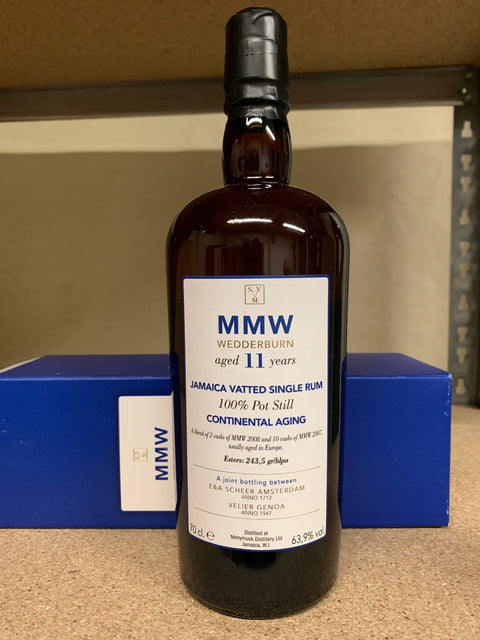 SVM 11 y.o MMV Blend Jamaica Vatted Single Rum-Continental Aging-Wedderburn